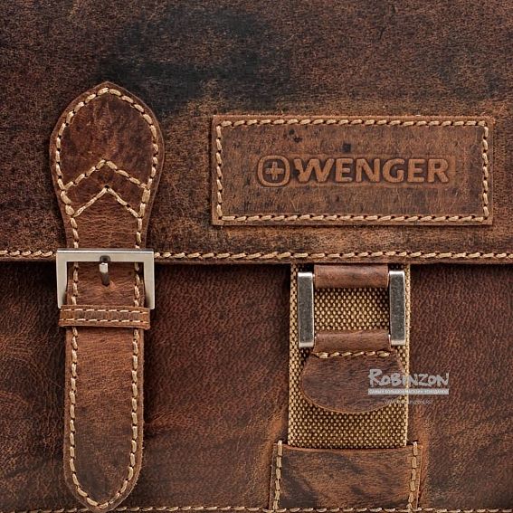 Портфель кожаный Wenger W23-08Br Arizona