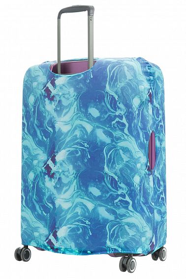 Чехол для чемодана большой Eberhart EBH687 L Turquoise Marble
