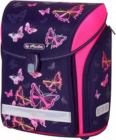 Ранец Herlitz 50020416 New Midi Plus Rainbow Butterfly с наполнением