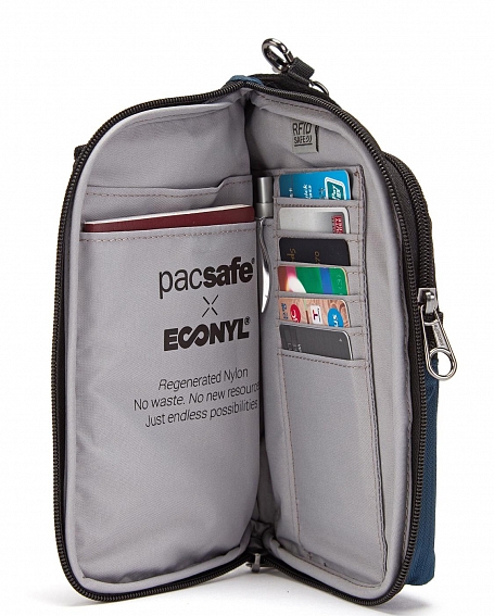 Сумка-антивор Pacsafe 40125641 Daysafe ECONYL® Anti-Theft Tech Recycled Crossbody Bag