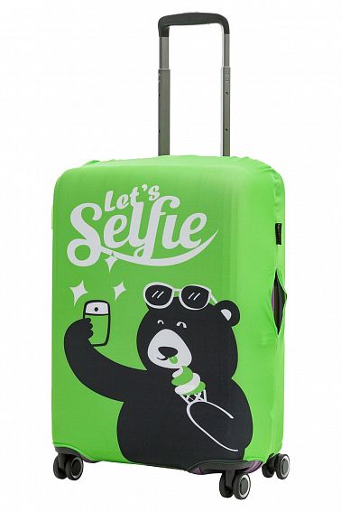 Чехол для чемодана средний Eberhart EBH616-M Let's Selfie