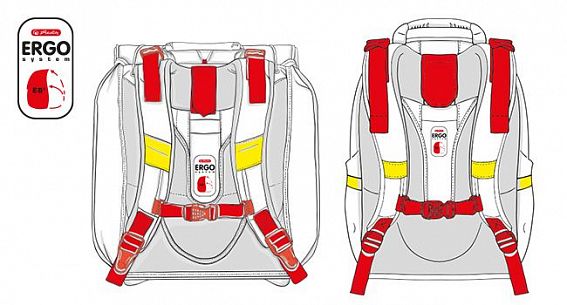 Ранец Herlitz 11350881 Flexi Plus Motorbike с наполнением
