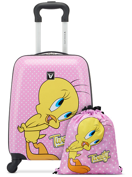 Сет детский чемодан и мешок Roncato 441001 Looney Tunes