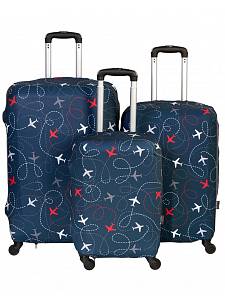 Чехол для чемодана большой Fancy Armor ECO В полет XL