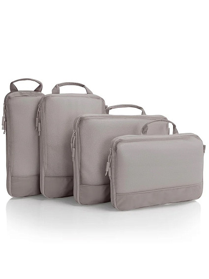 Набор чехлов для упаковки вещей Heys 30141-0143-00 EcoTex 4pc Compressible Packing Cube