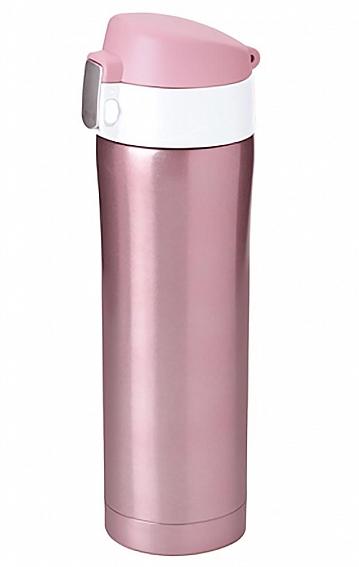 Термокружка Asobu V600 Pink-White Diva Cup 450 ml