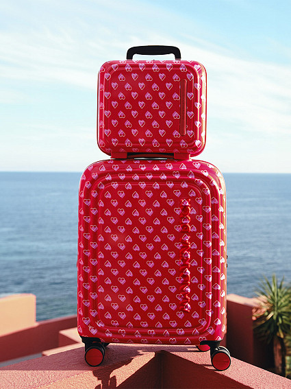Чемодан Mandarina Duck NKV24 Logoduck + Printed Expandable Cabin Hard Trolley S exp