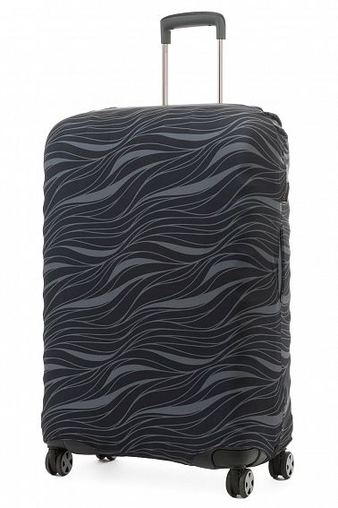 Чехол для чемодана большой Eberhart EBH609 L Black and Grey Tie Dye