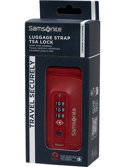 Багажный ремень Samsonite KR7*018 TA Revolution Luggage Strap TSA Lock