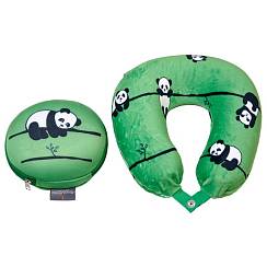 Подушка для путешествий FTS_PIL_419 Панды Memory Foam