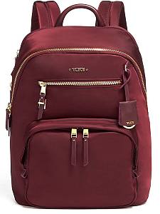 tumi maroon backpack