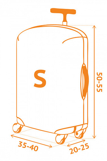 Чехол для чемодана малый Routemark SP240 Plane 2.0 S