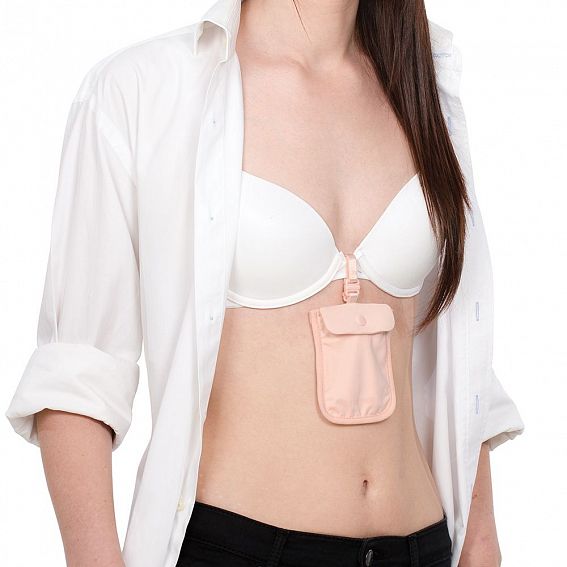 Потайной нательный кошелек Pacsafe 10121 Coversafe S25 Secret Bra Pouch