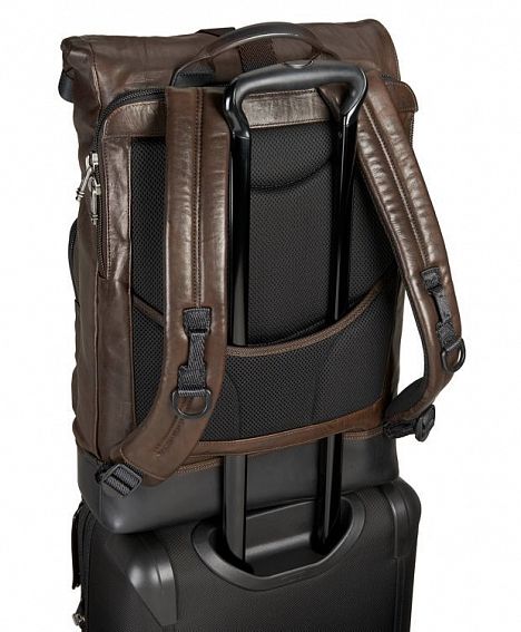 Рюкзак Tumi 92388DB2 Bravo Leather Luke Roll Backpack 15