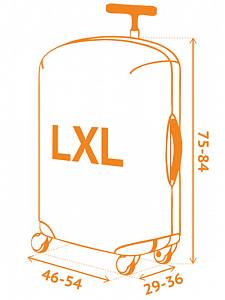 Чехол для чемодана большой Routemark SP240 Royal Blue-L/XL