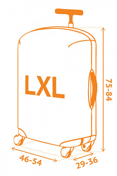 Чехол для чемодана большой Routemark SP240 Plane 2.0 -L/XL