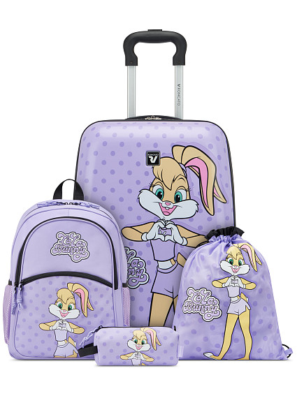 Сет детский чемодан, рюкзак, мешок, пенал Roncato 441010 Looney Tunes